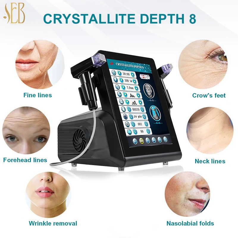 4 Free Needles 2 In 1 Machine Micro Needle RF Device microneedle mfr sfr rf