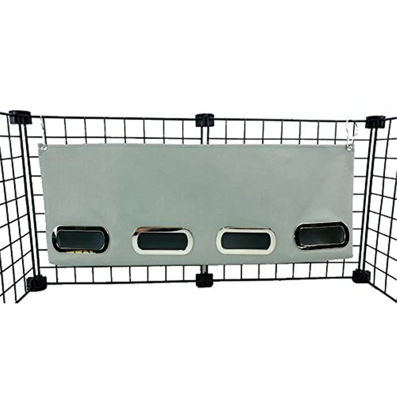 Guinea Pig Chinchilla Hamsters Small Animal Rabbit Hay Feeder Bag with 4 Holes