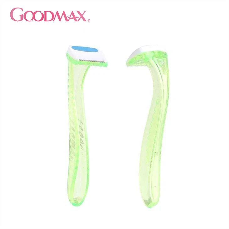 GOODMAX Single Blade Bikini Razors for Girls Portable Travel Razors Women Disposable Shaving Razor