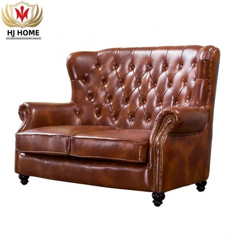 HJ домашний винтажный Лофт классический chesterfield диваны с ворсом мебель кожаный бар кафе Паб клубный салон Ретро промышленный диван