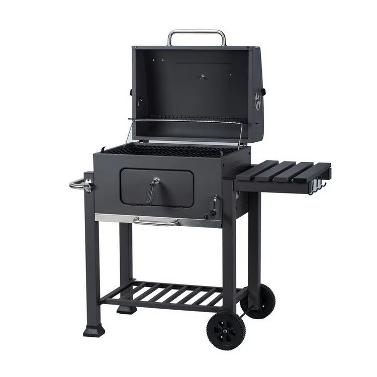 Portable Outdoor Garden Folding BBQ Charcoal Grills Trolley Party Picnic BBQ Smoker Grills High Quality Easy Assemble