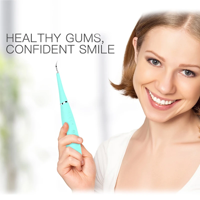  Private Label Electric Ultrasonic Sonic Tooth Whiten Teeth Dental Calculus Remover Cleaner Oral