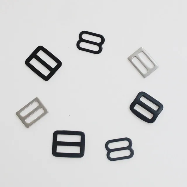 custom stainless steel rock climbing buckle  Rectangle Square  Tri-glide Slider  Bag Accessories metal buckle