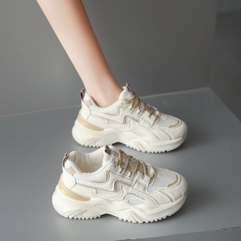 2023  Wholesale Eva Mesh Zapatillas Tenis Mujer Fashion Chunky Shoes Sneakers For Women And Ladies