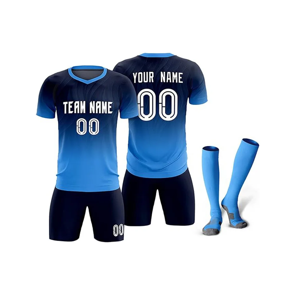 Customization Men Sublimation Team Training Sample Design College Football Wear Custom Training Sport Soccer Uniform