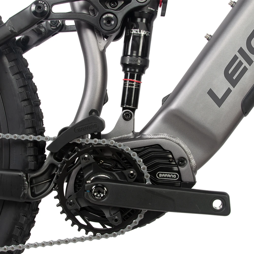 Full suspension 48v 17.5ah lithium battery new model electric bicycle e bike mid drive electric mountain bike  29 inch e-bike