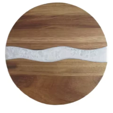 Custom Olive Wood and Resin Cutting Boards Handmade Epoxy Wooden Chopping Boards Luxury Charcuterie Boards