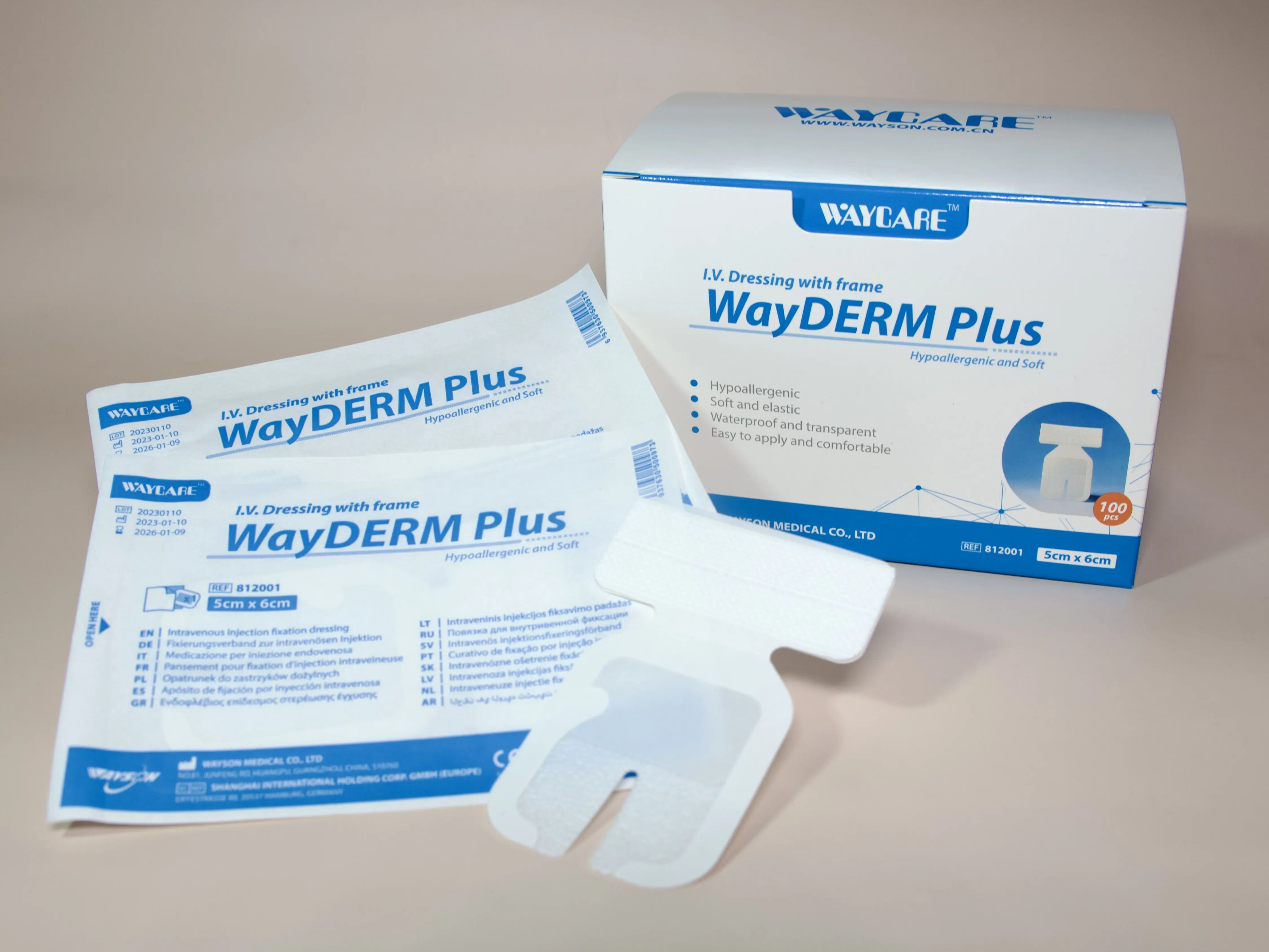 Transparent with paper frame