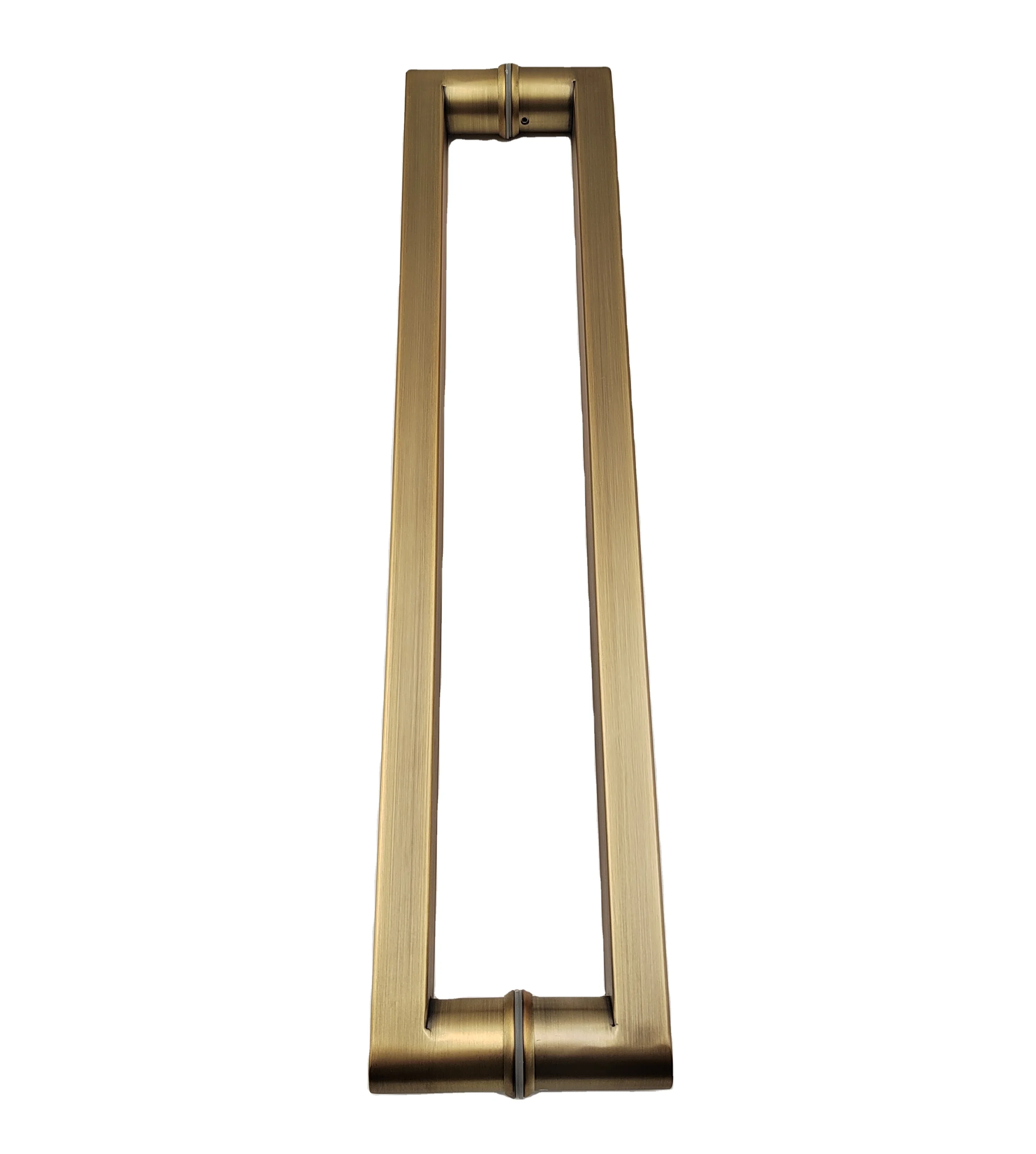 Customized  U shape glass door stainless steel 304 pull handles commercial panic push door handle for glass