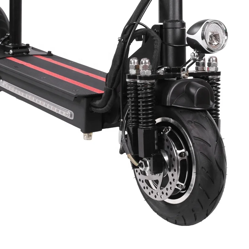 Factory direct sale 48V  2400W dual motor  big wheel 10 inch lithium battery disc brake electric scooter for adult