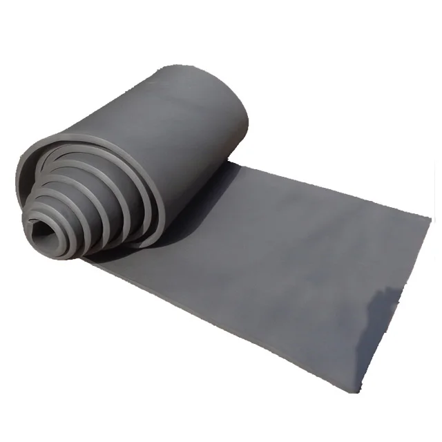 Soundproofing foam rubber sheet air duct insulation hs code insulation materials aluminum foil nitrile rubber foam insulation