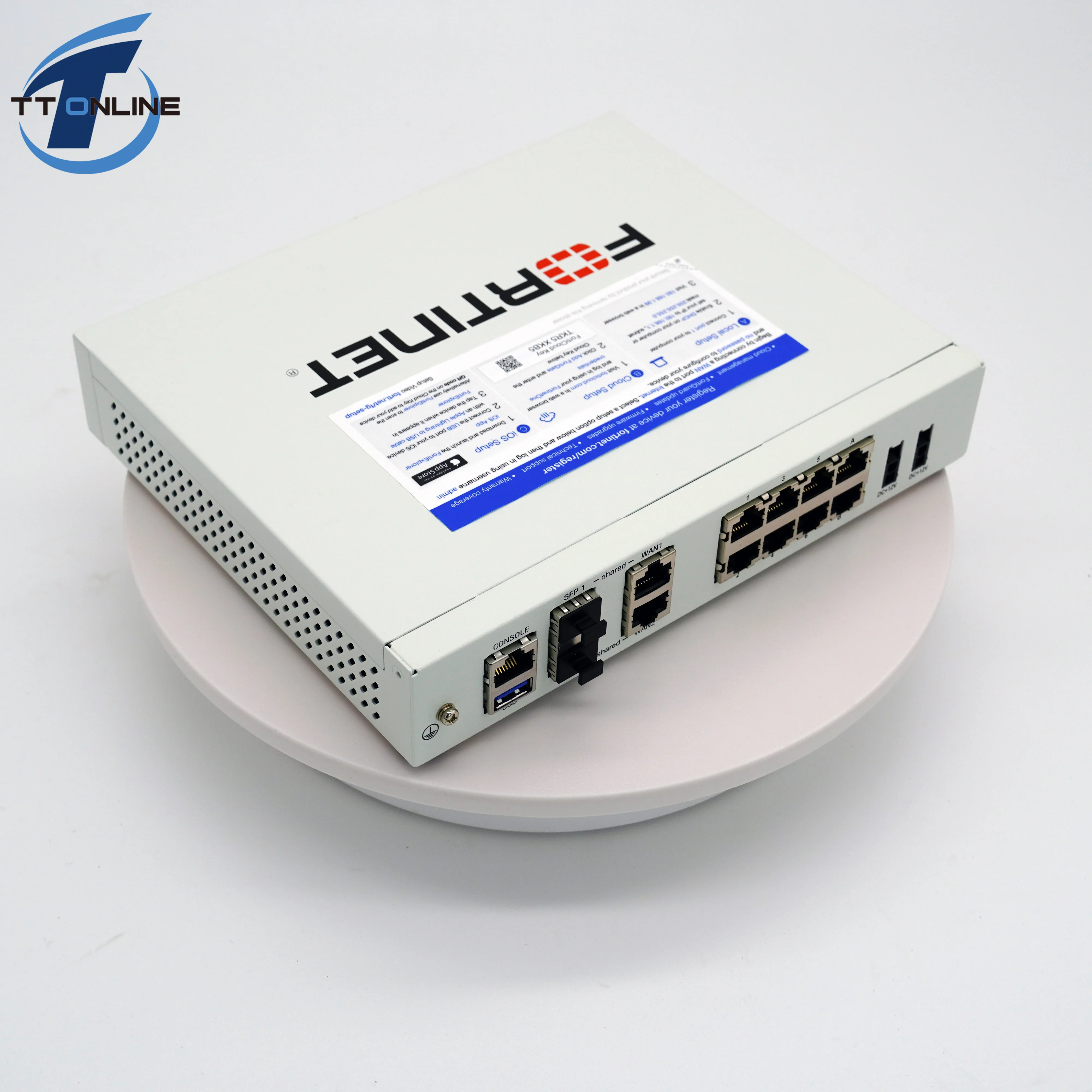 Сетевой брандмауэр Fortinet серии FG-201F 8xGE RJ45 2 xrj4 5/SFP гарантия 1 год новое состояние новая серия 201F