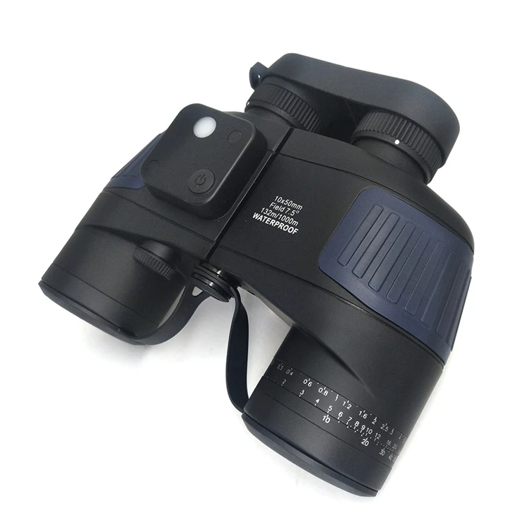 Rangefinder Compass 7x50 Waterproof 10x50 Binoculars Marine Scope for Adults Night Vision and Day