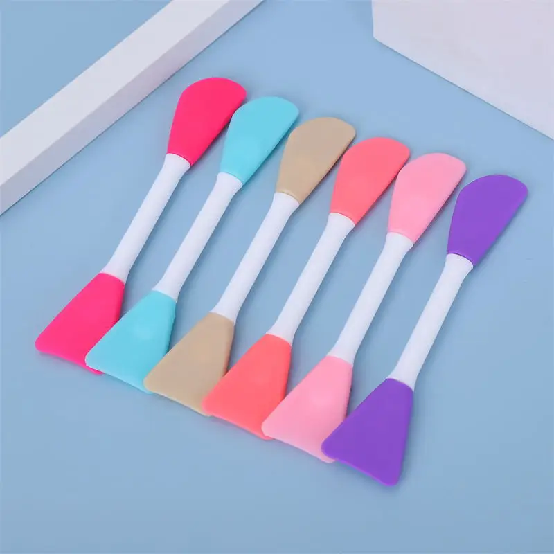 High Quality Double-Ended Silicone Brush For Facial Mask Cosmetic Beauty Tool Double-Ended Mask Brush Applicator