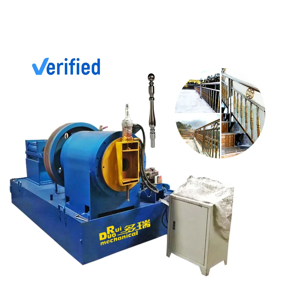 Hydraulic Metal Craft Round Pipe Embossing Machine Wrought Iron Staircase Making Machine