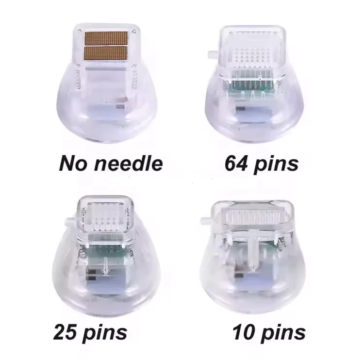 10pin 25pin 64pin Nano Fractional RF Microneedles Insulate Microneedle Cartridge Spare Parts
