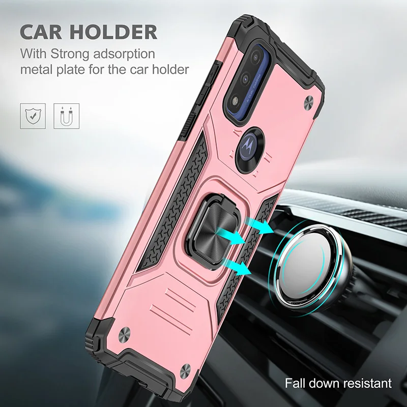 Luxury newest mobile accessories cell phone case for motorola moto g pure kickstand phone back cover for Moto G Power 2022