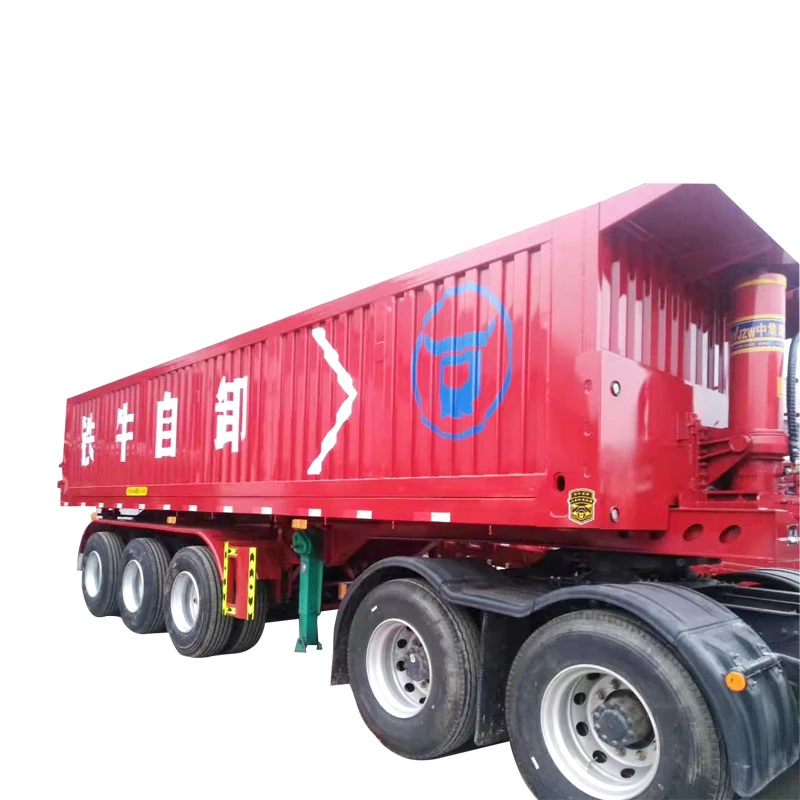 Chinese Manufacturer Factory Price 40ft Sand Stone Rock Dump Trailer