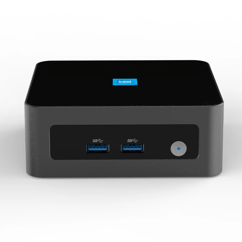 Zkmagic Hot Selling Computer Mini PC Linux OS  M9 Intel N100 N200 CPU M.2 SSD PCIE NVMe 4K Dual HD-MI PC Gaming PC