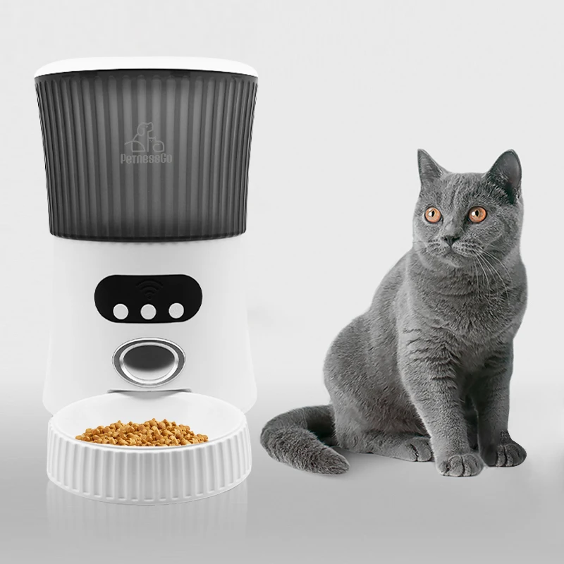 Tuya Dog Cat Smart Pet Feeder Wifi Mobile Phone App Remote Control Microchip Automatic Pet Feeder With 6l