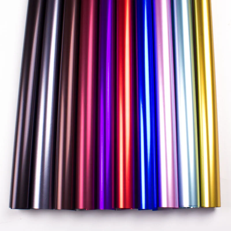 
Ready Stocks / OEM 100% Waterproof Pure Color Matte Platinum Paper Flowers Gift Wrapping Florist Floral Packaging Materials 