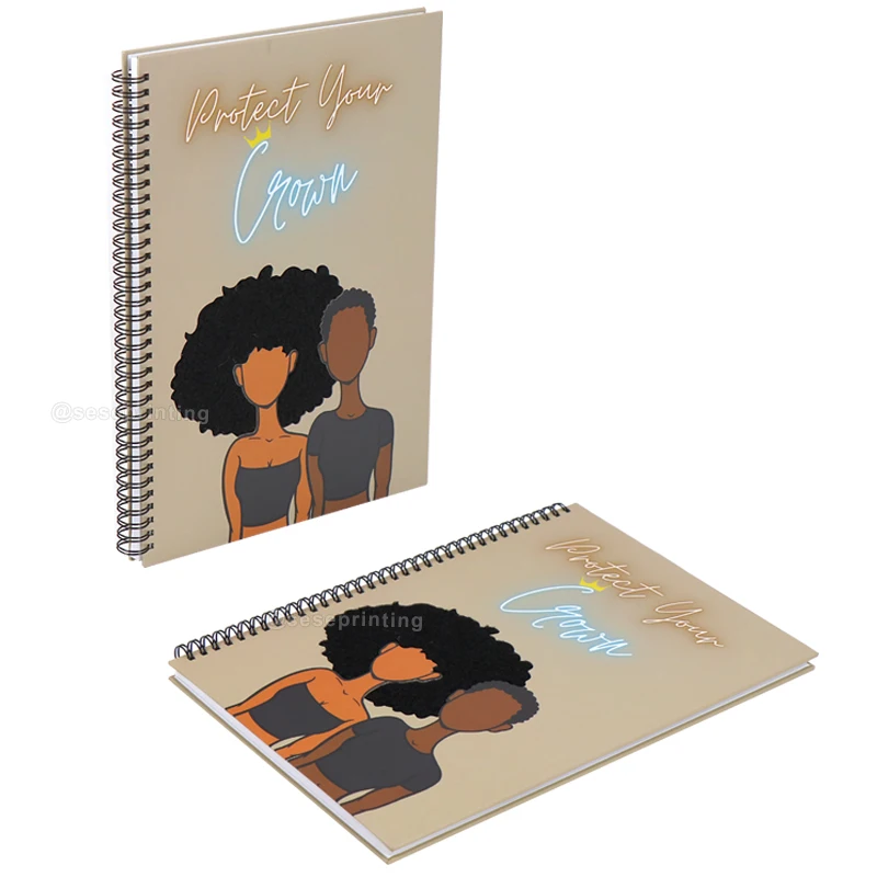 Custom Your Artwork Notebook Journal Printing Spiral Notebook A5 Lined