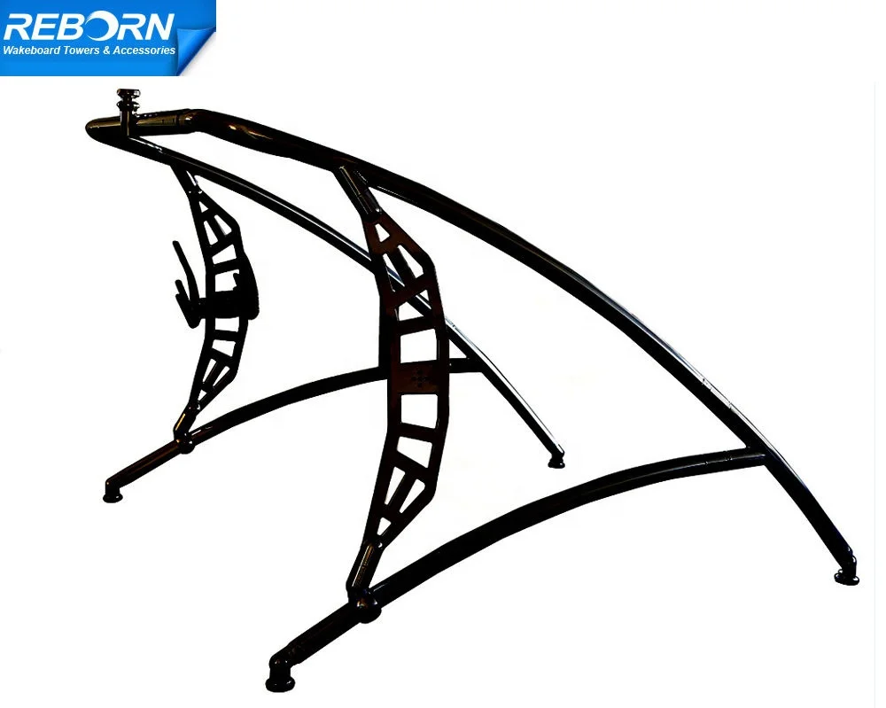 Reborn Boat Aluminium Propel Wakeboard Tower Black Coated