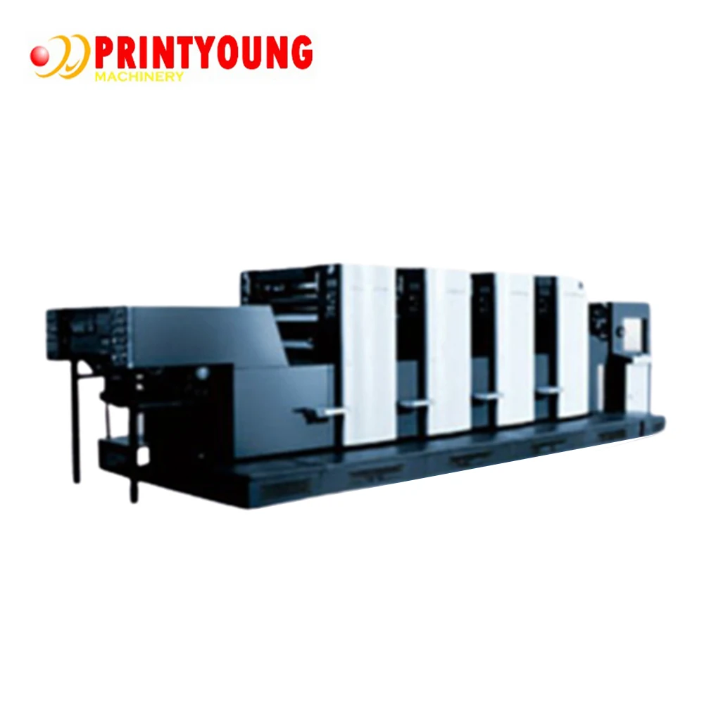 Offset Printing Equipment Price List PRY-4660E Four Colors Offset Printer Printing Shops Multi Color Flatbed Printer Printyoung