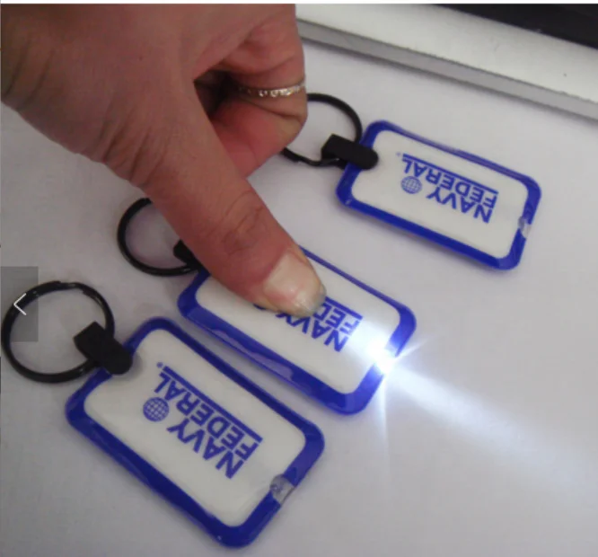 Souvenir Gifts Pvc LED Keychain Light Custom Promotion Product Wholesale Cheap