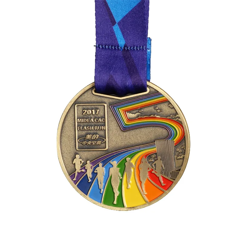 High Quality Custom Marathon Medal Metal Medal 3D Sport Running Medal Professional Producer Manufacturer