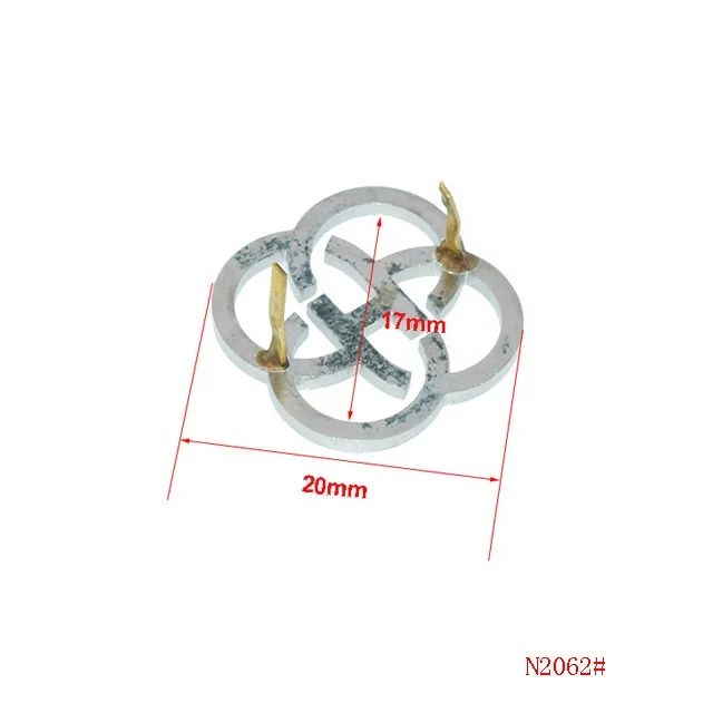 stainless steel metal logo tags custom engraved logo plate clothes metal label handbags hardware