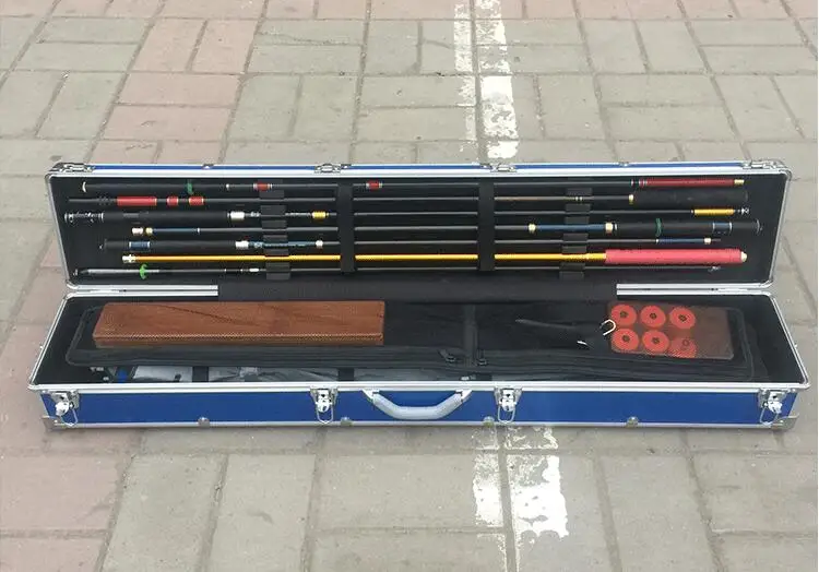 Customized Fishing Gear-clad Hard Shell Fishing Pole-clad Fishing Pole Box/Aluminum Storage Case