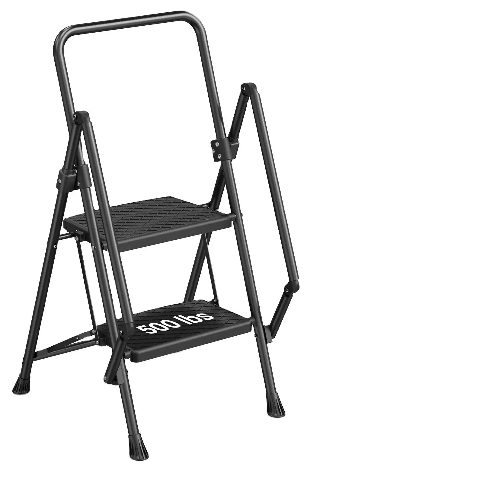 Hot selling Folding Step Stool 2 3 4 5 Step Handrail  Household Steel Ladder