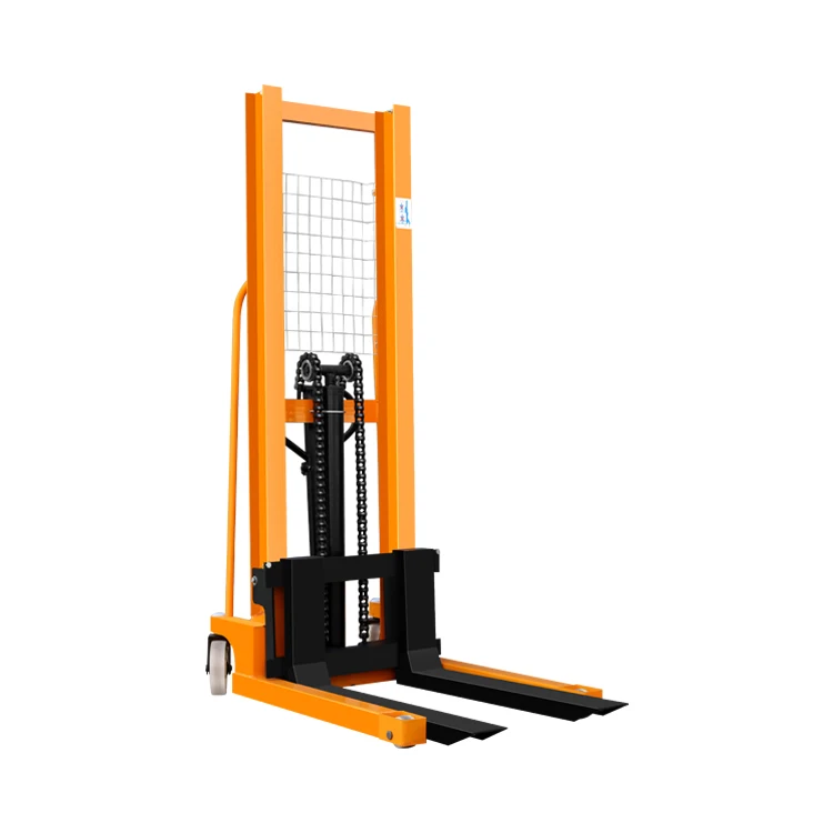 1 Ton Manual Stacker Forklift Hand Hydraulic Stacker