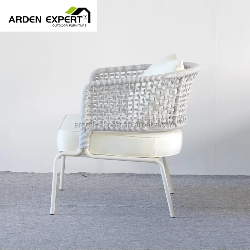 Courtyard Rope Garden Set Outdoor Outdoor Living Furniture Leisure Lounge Club Chair