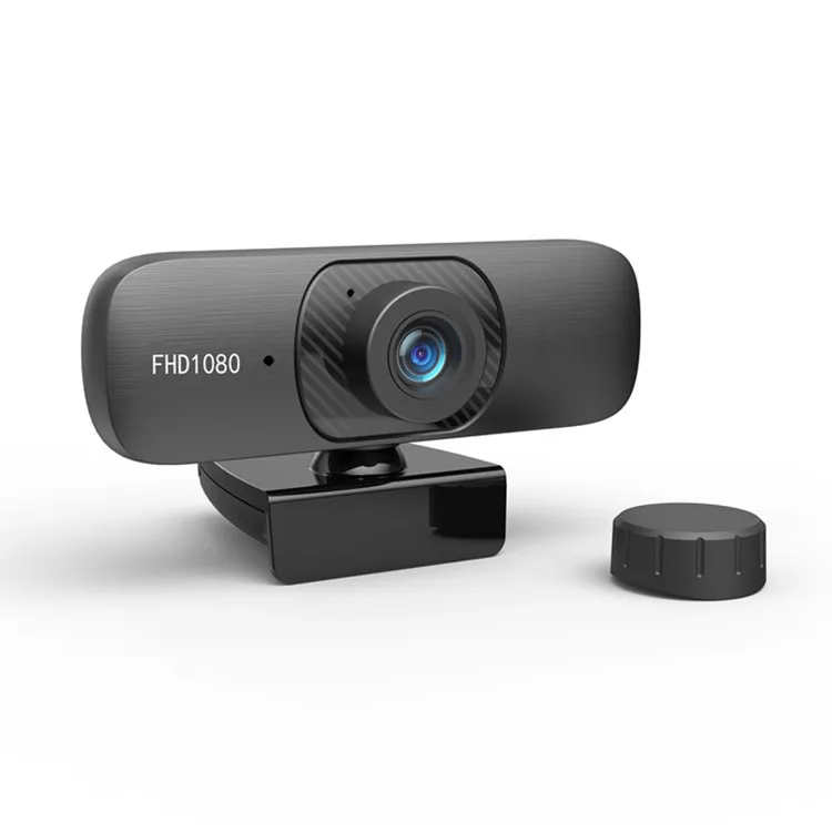 AF 90 Lens Angle & 360 Rotating FHD 1080P PC Webcam with Beauty Filter Privacy Cover Plug&Play Convenient Use