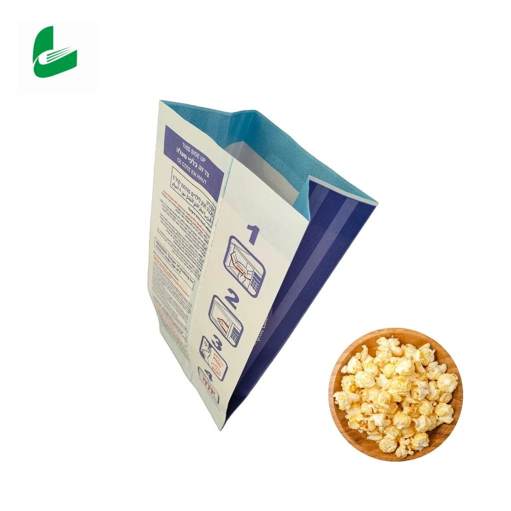 Colored Heat Seal Paper Bags Craft Paper Printing Best Price Microwave Popcorn Packing Paper Packages