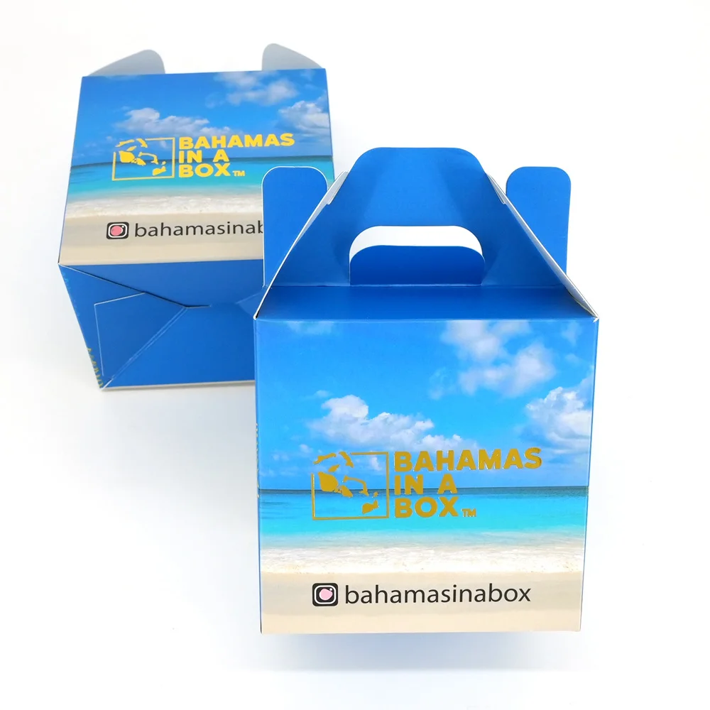 Custom all sides printed eco-friendly material corrugated packaging gift boxes