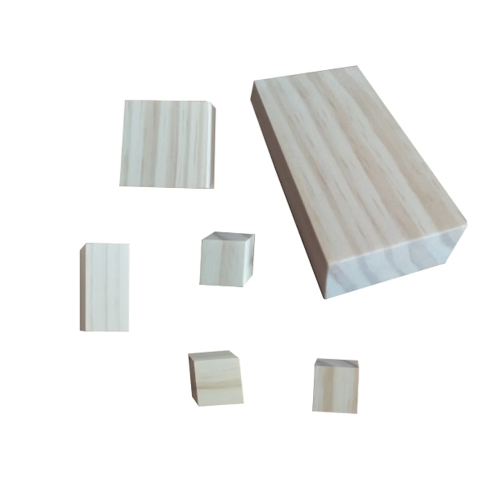 Индивидуальные и оптовые продажи деревянные квадратные блоки из натуральной сосны