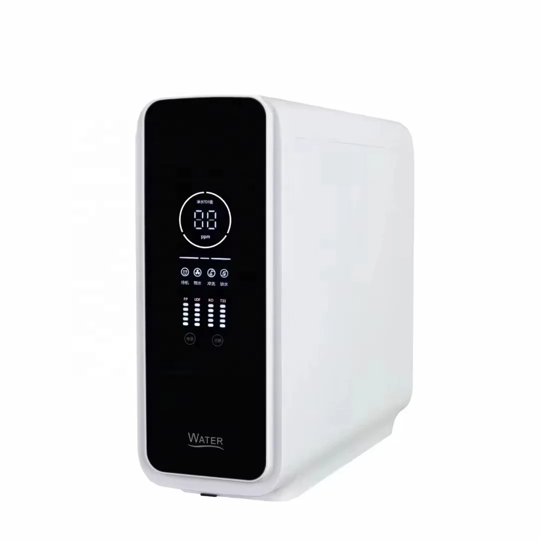 OEM Under Sink 600 800 GPD TDS Display Water Purifier Reverse Osmosis Membrane Smart Water Filter System for Home