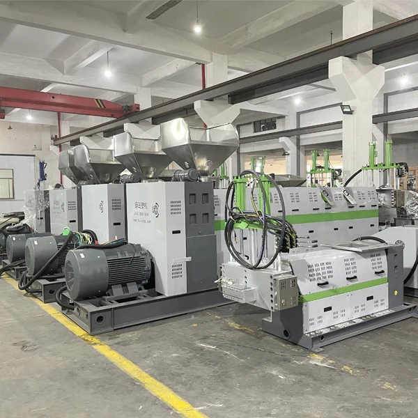 PP LDPE Recycled Granules Single Stage Waste Plastic Recycling Extruder Granulator Machine Price