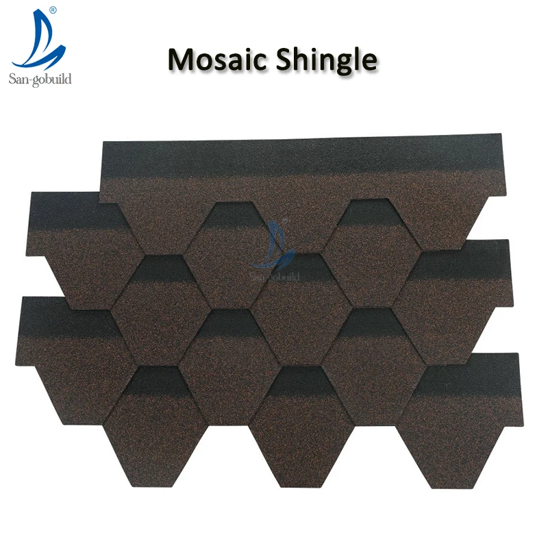 3-tab Asphalt Shingle Brown Shingles
