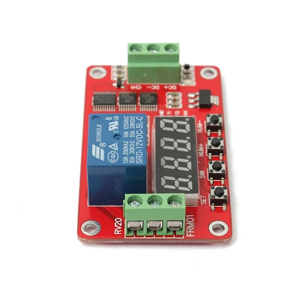 Newer Version 12V Multifunction Delay Time Module Multifunction Self-lock Relay