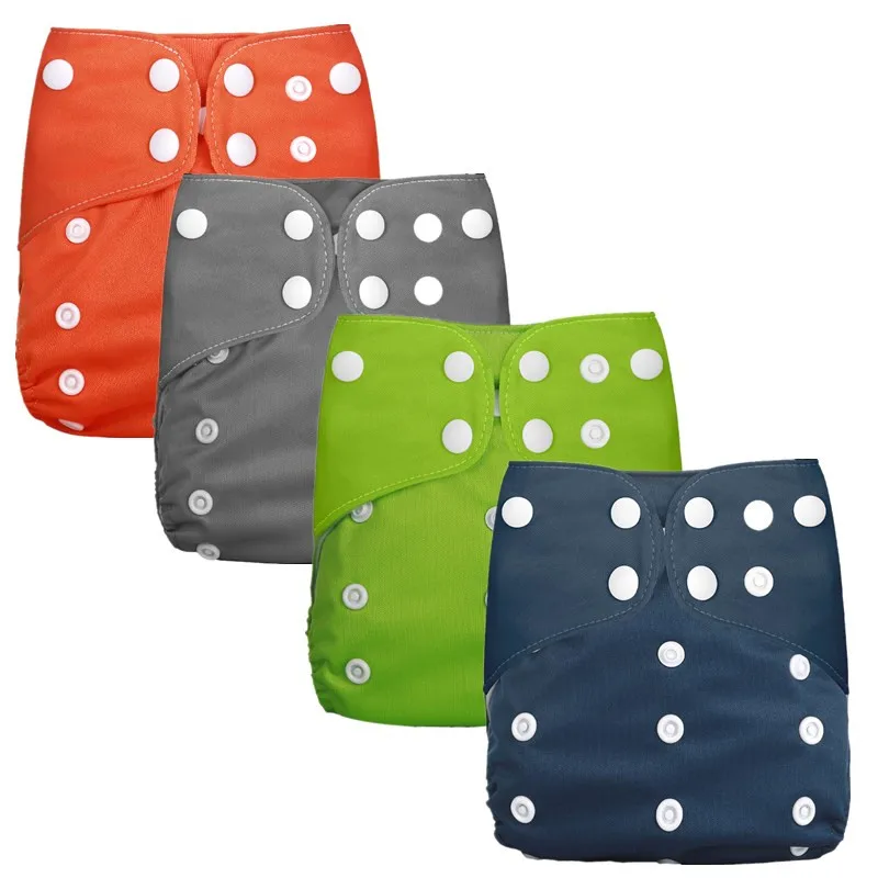 [simfamily]Reusable Plain Breathable Color Leak Guard  Solid Baby Suede Cloth Diapers Nappy