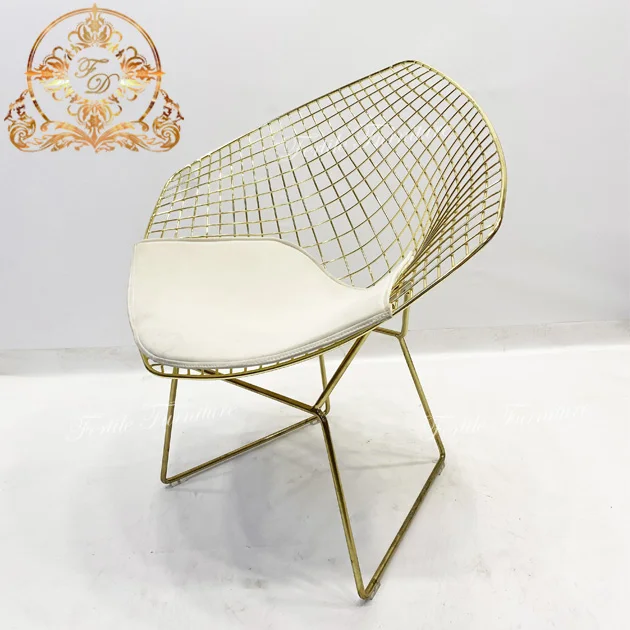  Nodic oval shape mesh outdoor living room restaurant fabric metal