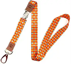 ID, Wallet and Cell Phone Detachable Lanyard for Neck and Wrist, Functional Fashionable Strap Key Chain Holder