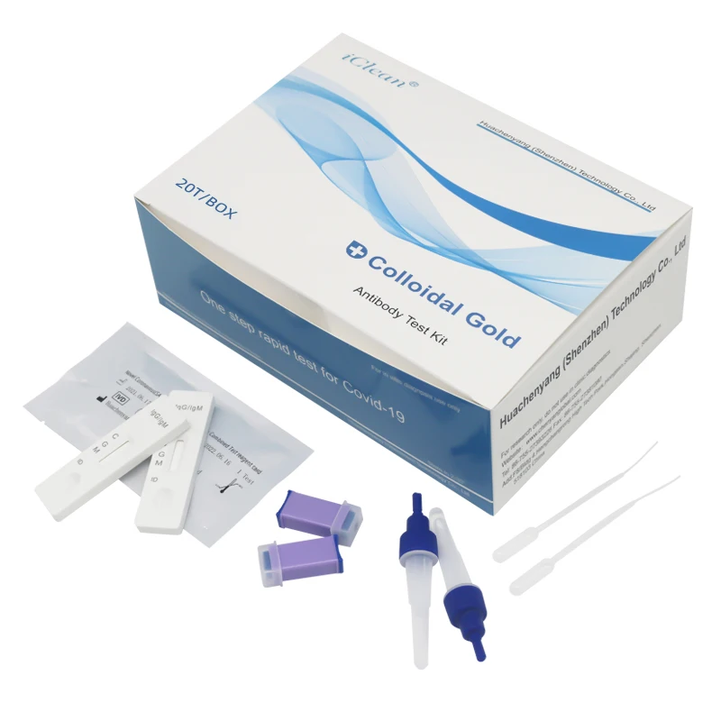 iClean Hot Sale Antibody Blood Tester Set Stronger 19 Antibody Detection Reagent igg igm Antibody Rapid Test Kit