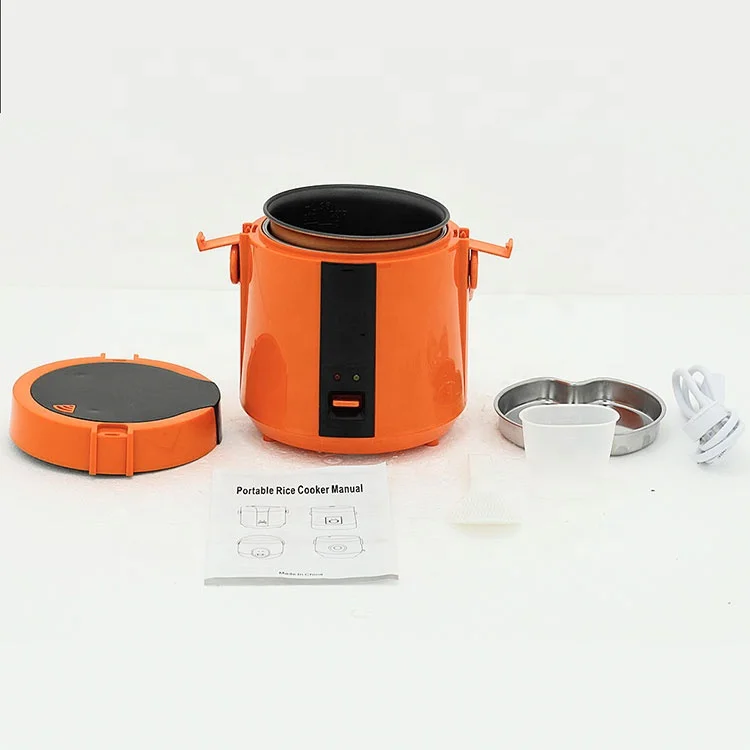 Kitchen appliances Full PP Plastic Durable Non-Stick Pot Portable Lunch Box 0.8L Mini Rice Cooker