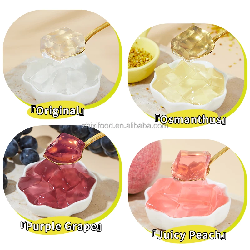 2024 Новый готовый к использованию Конжак со вкусом османтуса желе фруктовое для ингредиентов Пузырькового чая