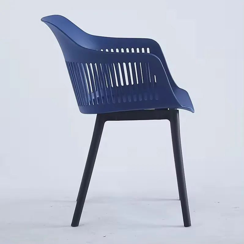 Hot Sale Modern Fashion Contemporary Kitchen Room Dinner Chair OEM Colors PP Plastic Dining Chairs